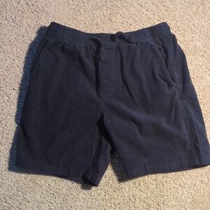 Todd Snyder Men's Corduroy Drawstring Shorts in Navy